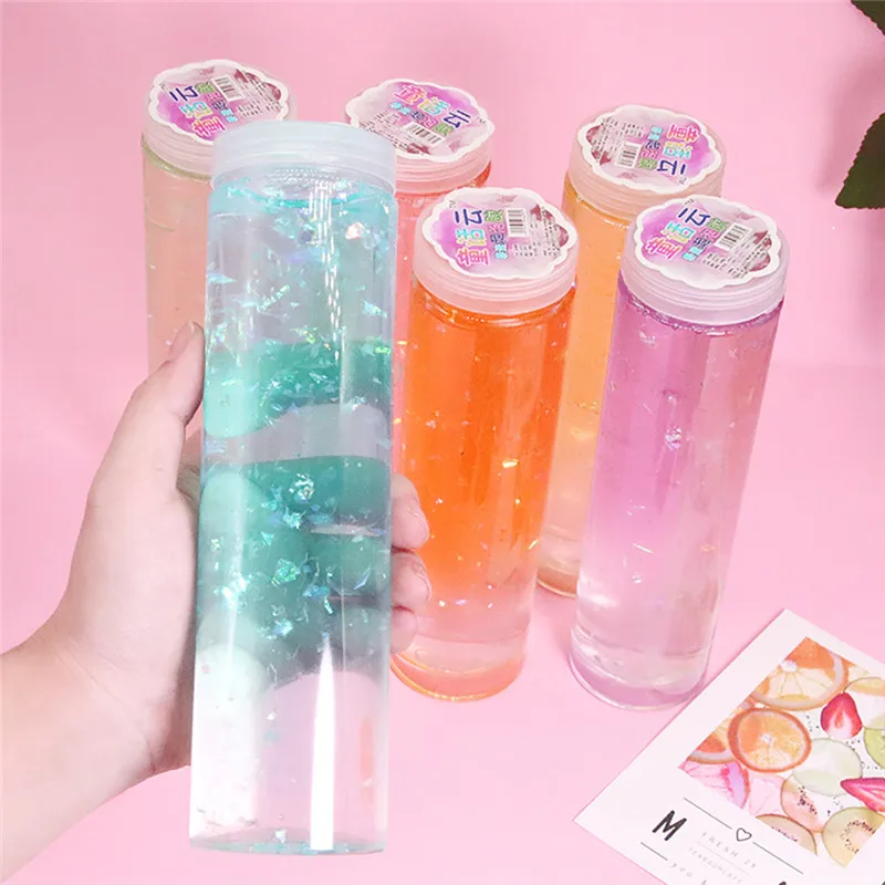 slime DIY Starry Sky Crystal Foaming Clay With Sequin Accessories Slime Kids Clay Toy slime supplies juguetes  #4S04 (4)