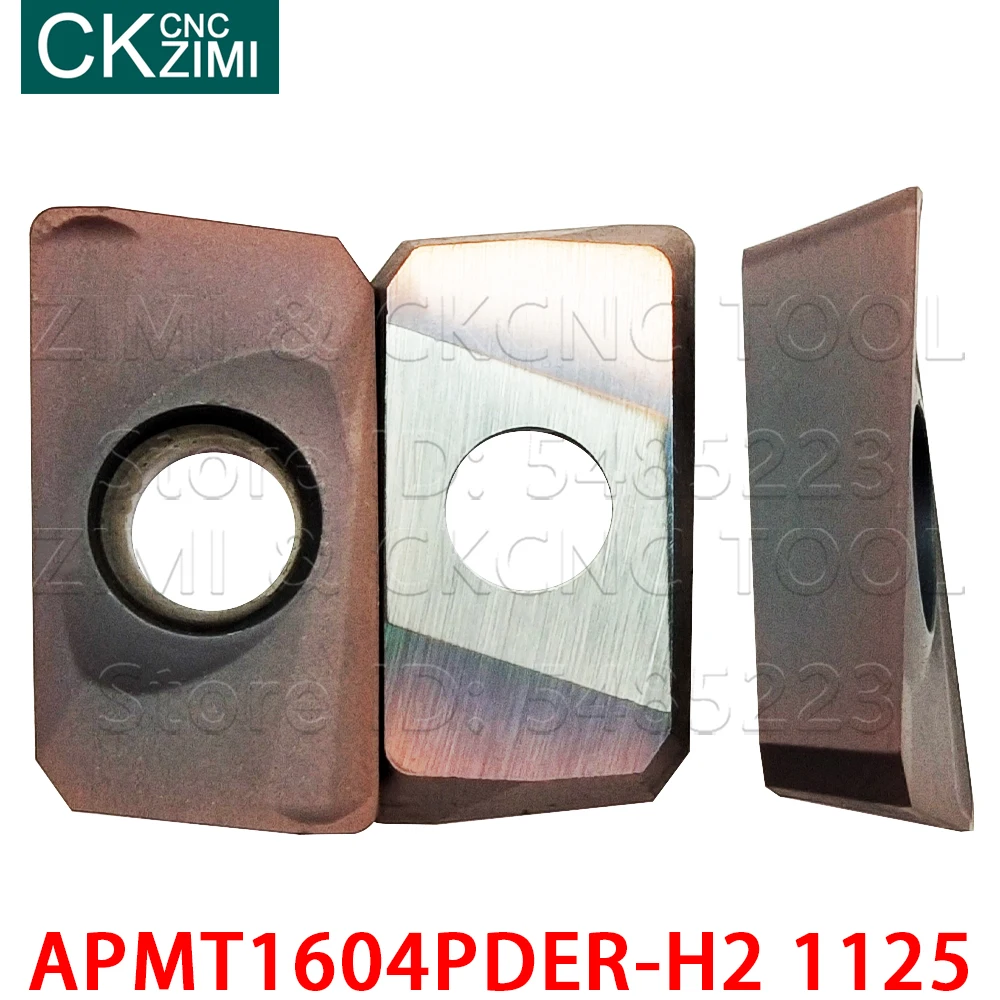 10 шт APMT1604PDER-H2 1125 APMT 1604 PDER H2 карбидные вставки фрезерные Токарные Инструменты ЧПУ |