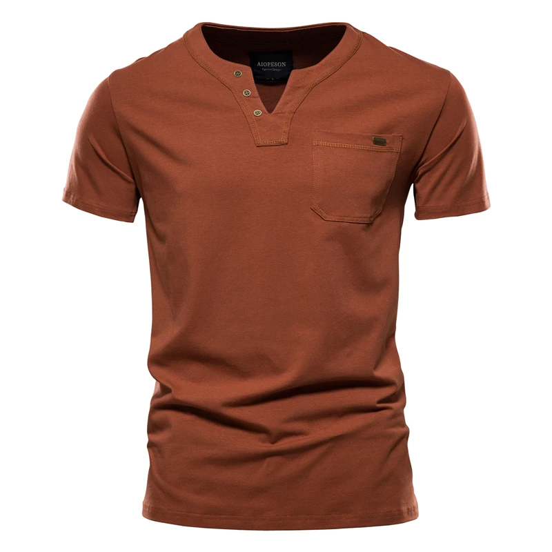 Men's Solid Color T-shirt Men's Clothing display picture 10