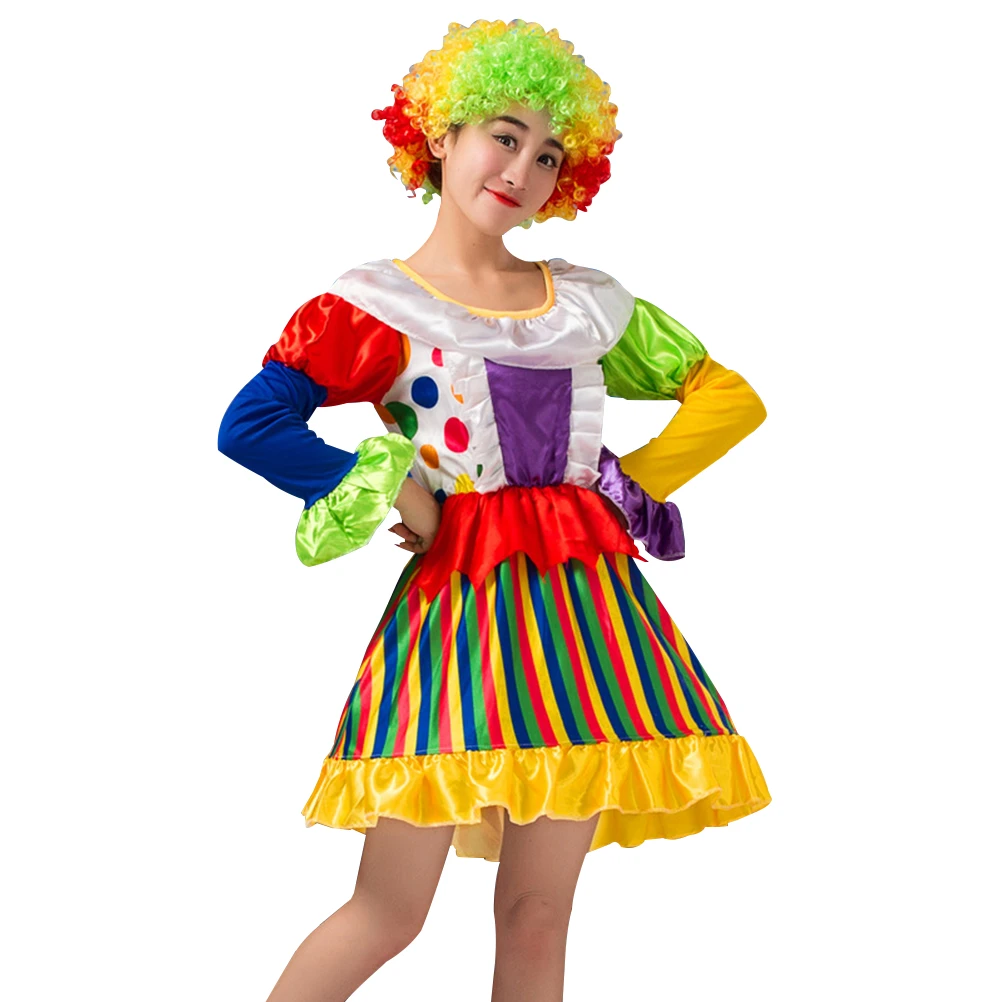 Stiptheid gracht impuls Carnaval Party Kostuums Familie Circus Clown Kostuum Streep Clown Cosplay  Kleding Voor Mannen Vrouwen Meisjes Jongens Carnaval Party Supply|Feest Doe  het zelf Decoraties| - AliExpress