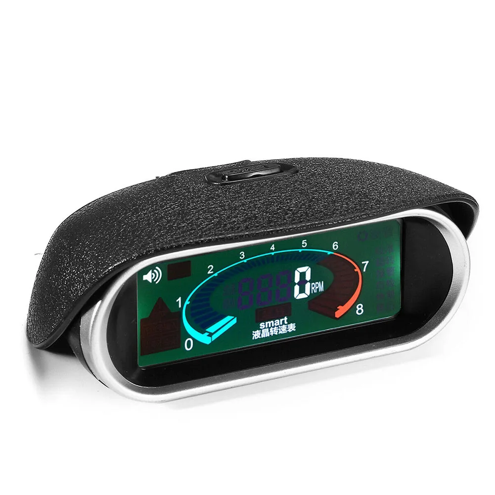 

Tachometer Gauge Universal Truck Measure Engine Tools LCD Display Horizontal Boat Easy Read Car Van Digital
