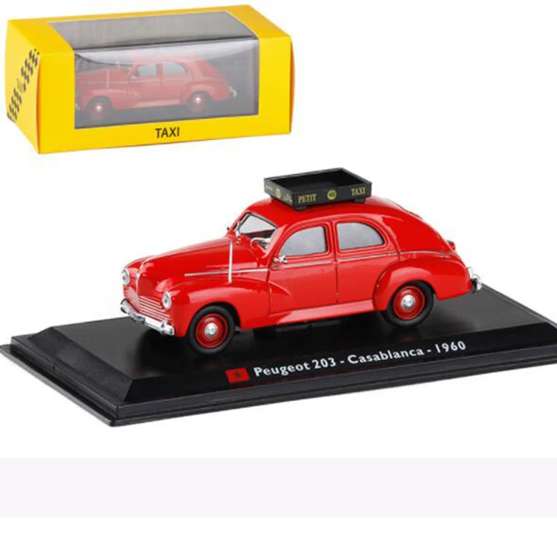 1/43 масштаб статическая модель Куба Париж 1968 Casablanca 1960 такси литье под давлением металлическая модель автомобиля игрушка для ребенка подарки коллекция оригинальная коробка