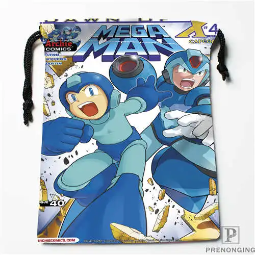 Bags Пользовательские печати megaman_tribut сумки для покупок на шнурках дорожный мешочек для хранения плавать Туризм игрушка сумка унисекс мульти Size18-12-31-118 - Цвет: Bags