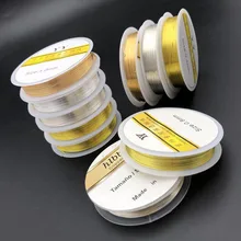 

1 Spool Gold/Silver 0.3/0.4/0.5/0.6/0.8/1mmCopper Soft Metal Wire Tiger Tail Beading Wire For Jewelry Making Finding