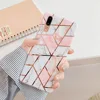 LOVECOM Plating Geometric Marble Phone Case For Huawei P40 Pro P30 P20 Lite Pro Mate 30 20 Lite Glossy Soft IMD Phone Back Cover ► Photo 3/6