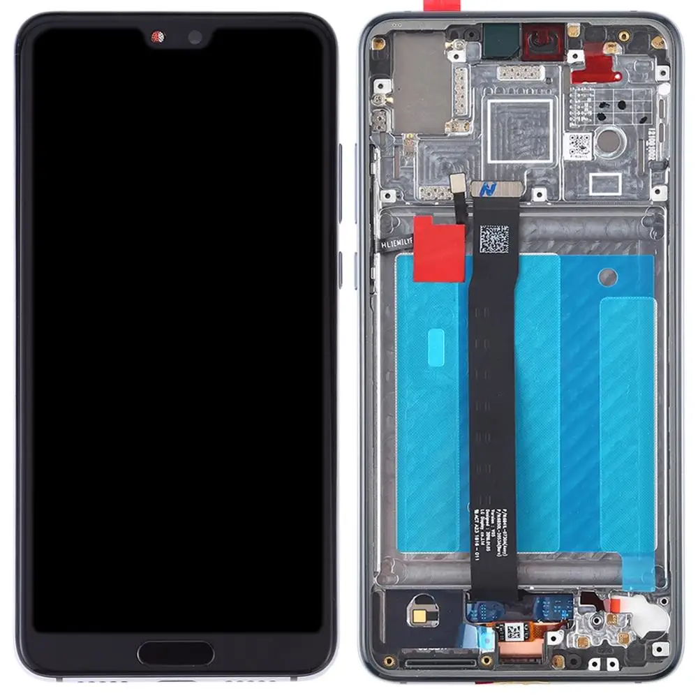 Twilight IPartsBuy ЖК-экран и дигитайзер Полная сборка с рамкой для huawei P20 - Цвет: Twilight