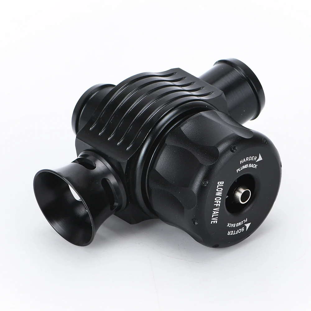 - Turbo Diverter Dump Blow Off Valve Dual Port with Adapter and horn outside For VW MK4 Golf Polo GTI 1.8T Saab Turbo