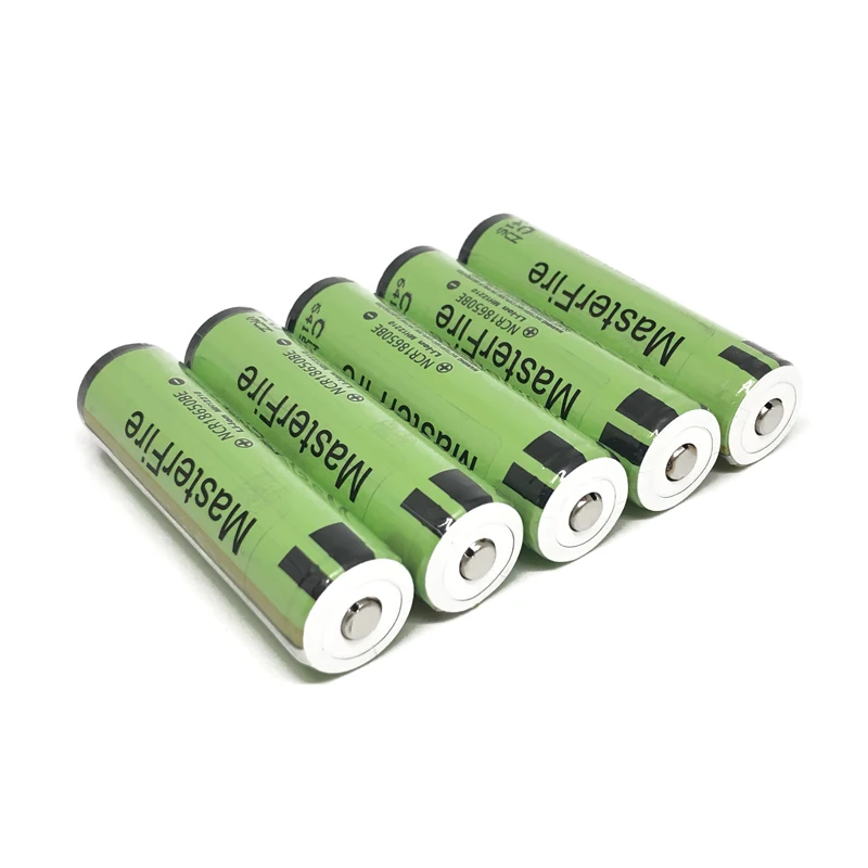 

MasterFire 8pcs/lot 100% Original Protected 18650 NCR18650BE 3200mah 3.7V Lithium Rechargeable Battery with PCB For Panasonic