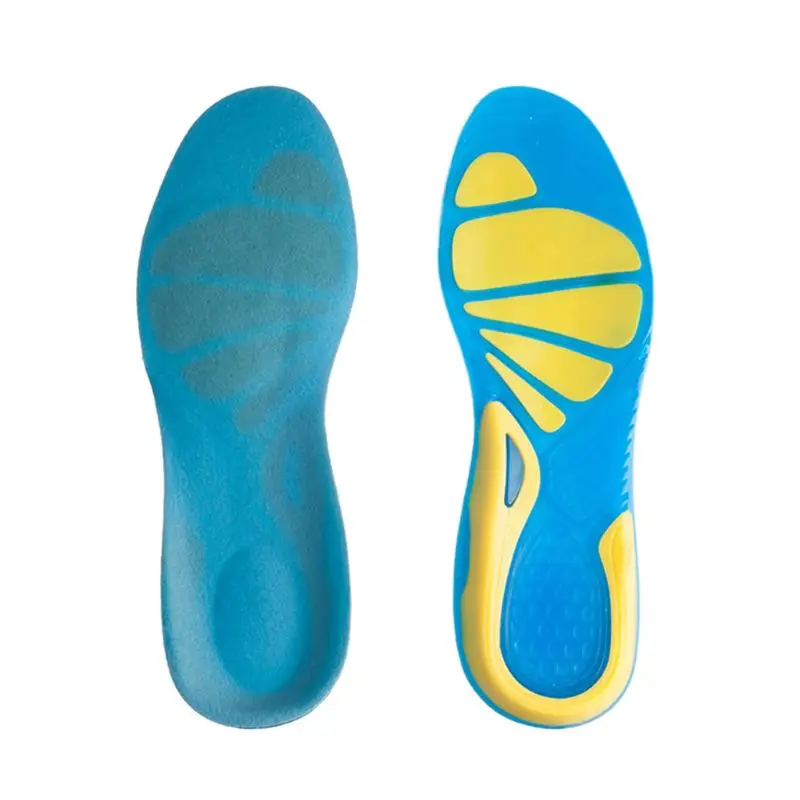 Силиконовые стельки для ухода за ногами, стельки для бега, амортизирующие стельки, ортопедические стельки для обуви - Цвет: L