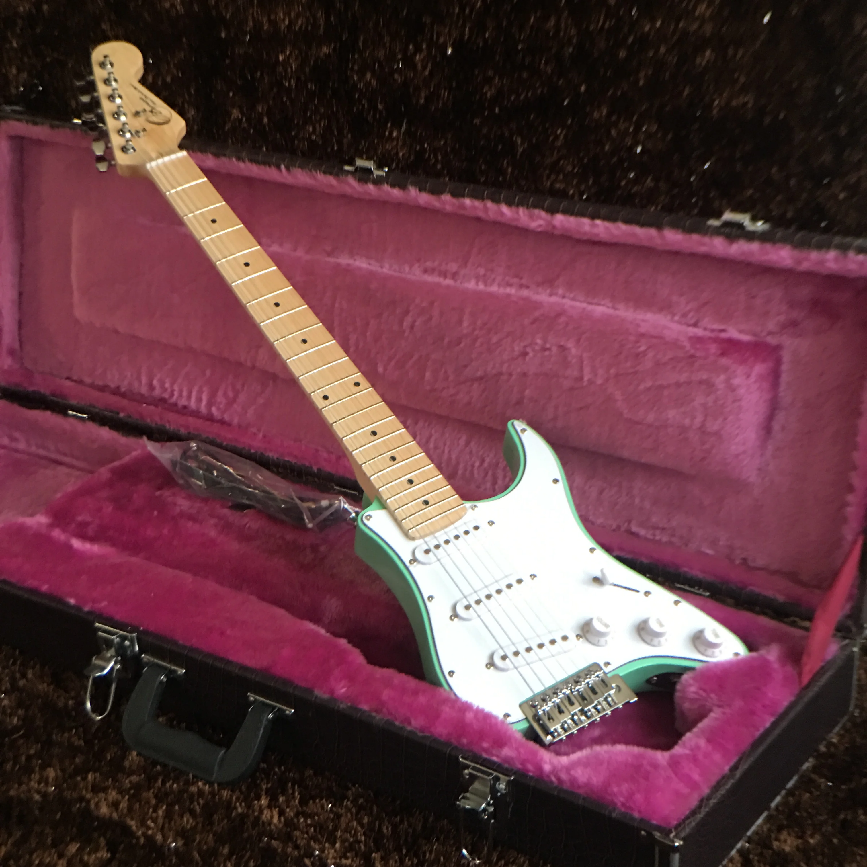 

OETNEE Factory 2019 Blue ST Travel Guitar Free Shipping