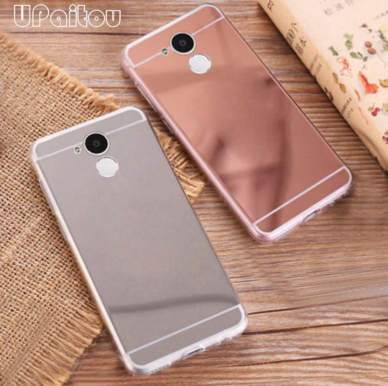 Зеркальный чехол UPaitou из ТПУ для Huawei Honor 6A мягкий блестящий 10 9 8 V8 6C Pro Lite Play 8C 8X 7X 6X |