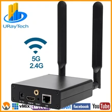 URay HEVC H.265 H.264 WiFi HDMI RTSP Encoder เครื่องส่งสัญญาณ Live Broadcast ตัวเข้ารหัสไร้สาย H265 IPTV Encoder 1080P 1080I
