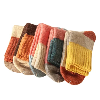 

Autumn and Winter Wool Ladies Funny Socks Thick Warm Female Socks