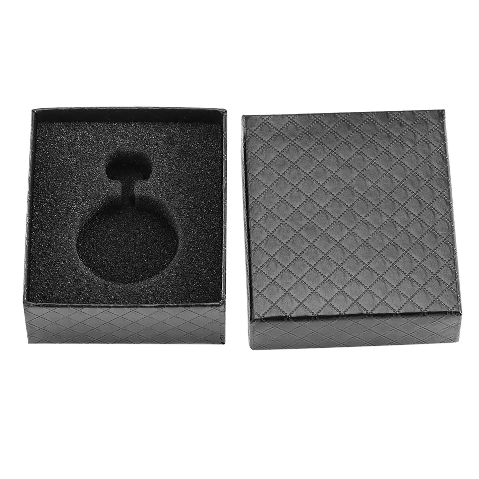 Black Pocket Watch Accessories Boxes Storage Case for Diameter 3cm/5cm Size