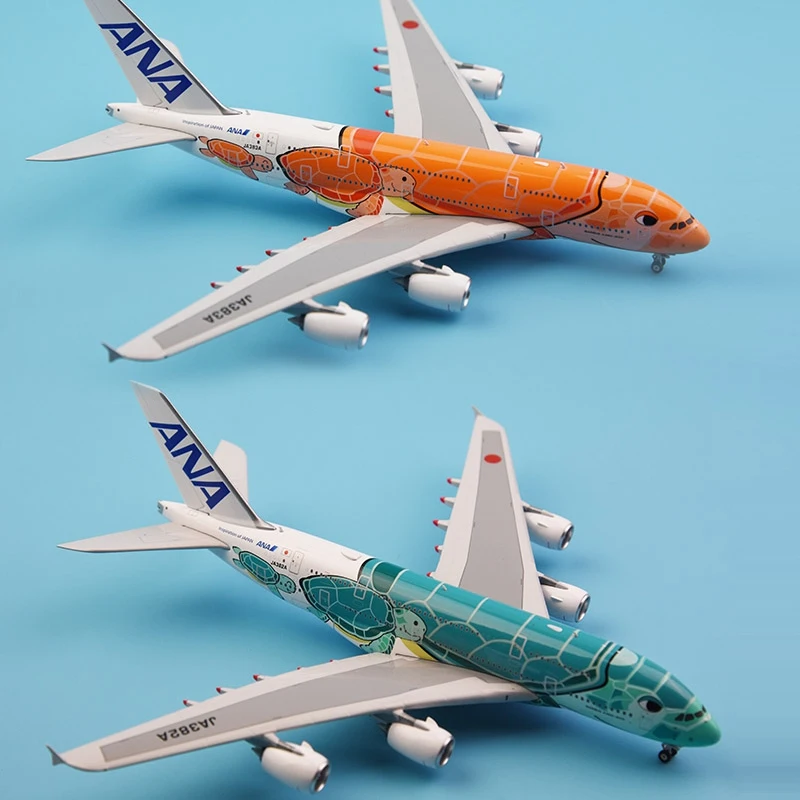 1/400 масштаб Airbus A380 модели самолетов Ана Япония черепаха авиалиний сплав колесный самолет Коллекционная Коллекция дисплей