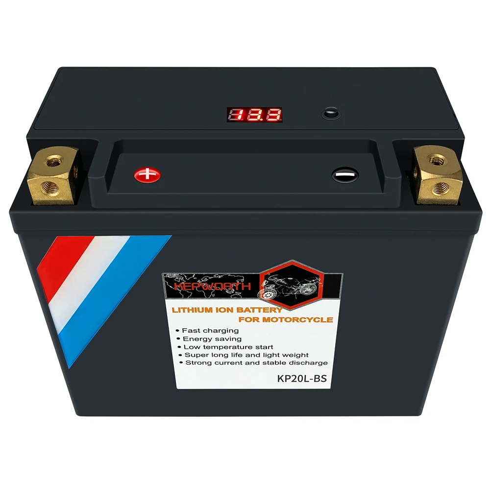 20L-BS LiFePO4 Motorrad Starter Batterie 12V 12Ah CCA 620A Lithium-Eisen  Motorrad Batterie BMS Für Roller ATVs UTVs YTX20L-BS