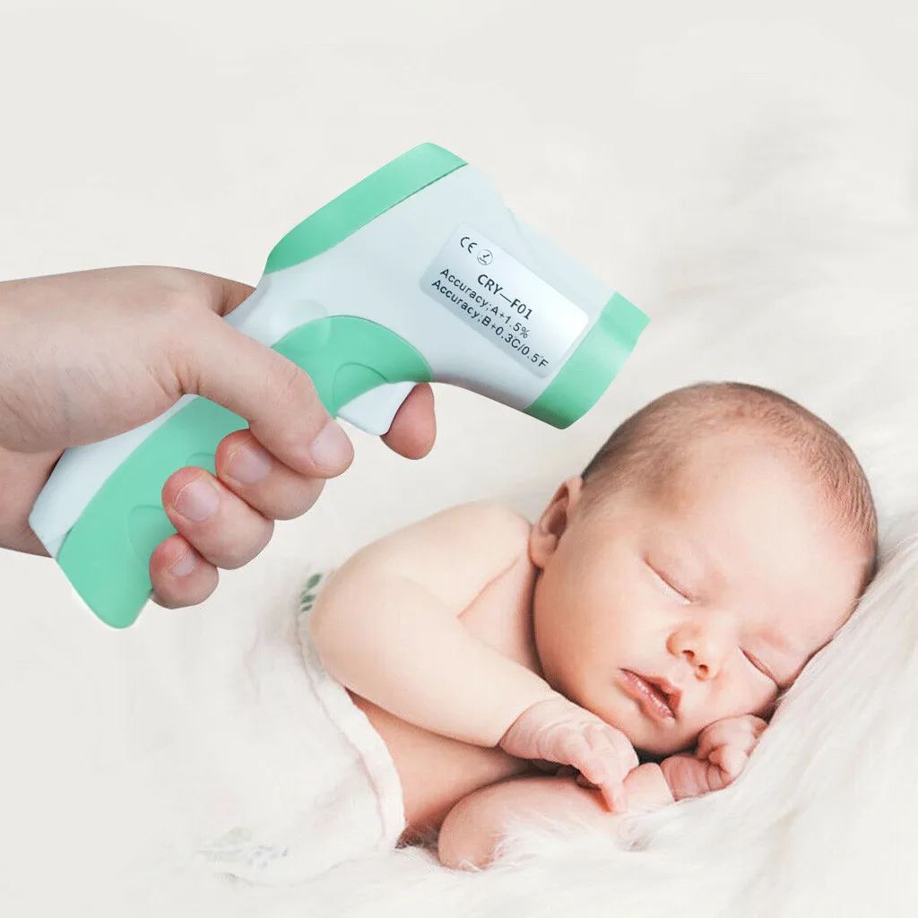 

Digital Thermometer Non-Contact Forehead Thermometer Digital Infrared Body Temporal Temperature Measurement Tool For Fever #C