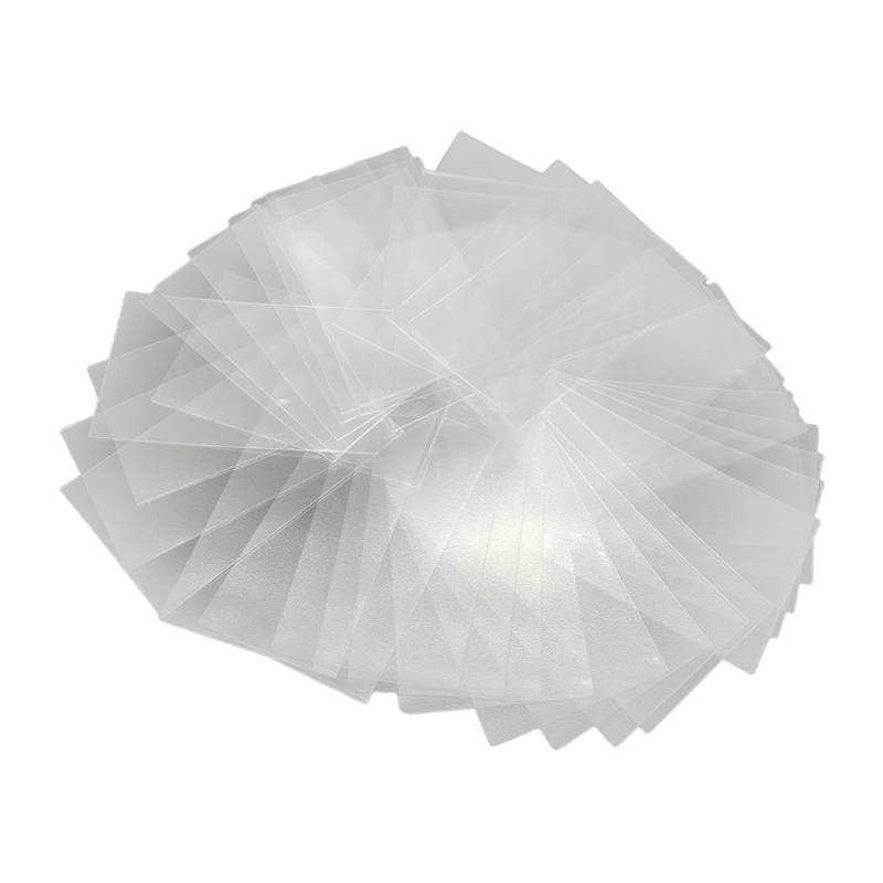 Transparent Clear Sleeves Photo Protector Trading Cards Shield Cover | Спорт и развлечения