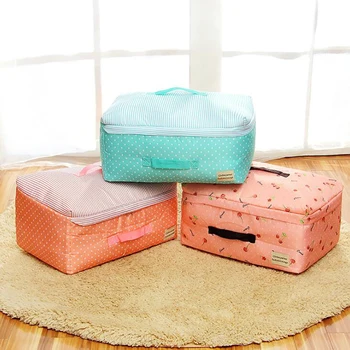 

Cute Travel Cosmetic Makeup Bag High-capacity Dot Toiletry Underwear Bra Organizer Storage Cosmetic Portable Wash Make Up Case