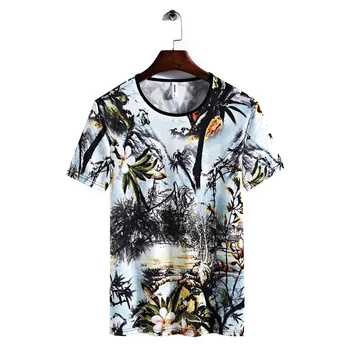 

ZNG 2020 Men's T-Shirts New Funny Printed Short Sleeve Tshirts Summer Hip Hop Casual Cotton Tops Tees Streetwear