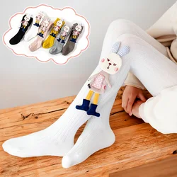 Coelho dos desenhos animados collants para crianças roupas meninas meia calça roupas quentes inverno envoltório padrão 2021 meias leggings crianças