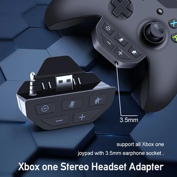 

Handle Stereo Headset Adapter Controller -Audio Adapters Headphone Converter For -Xbox One Wireless Gamepad