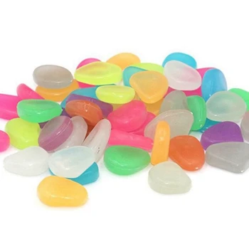 

400Pcs Shiny Pebbles Shiny Stones, Rocks, Fish Tank Shiny Rocks, Colorful Shiny Rocks, Pebble Stones