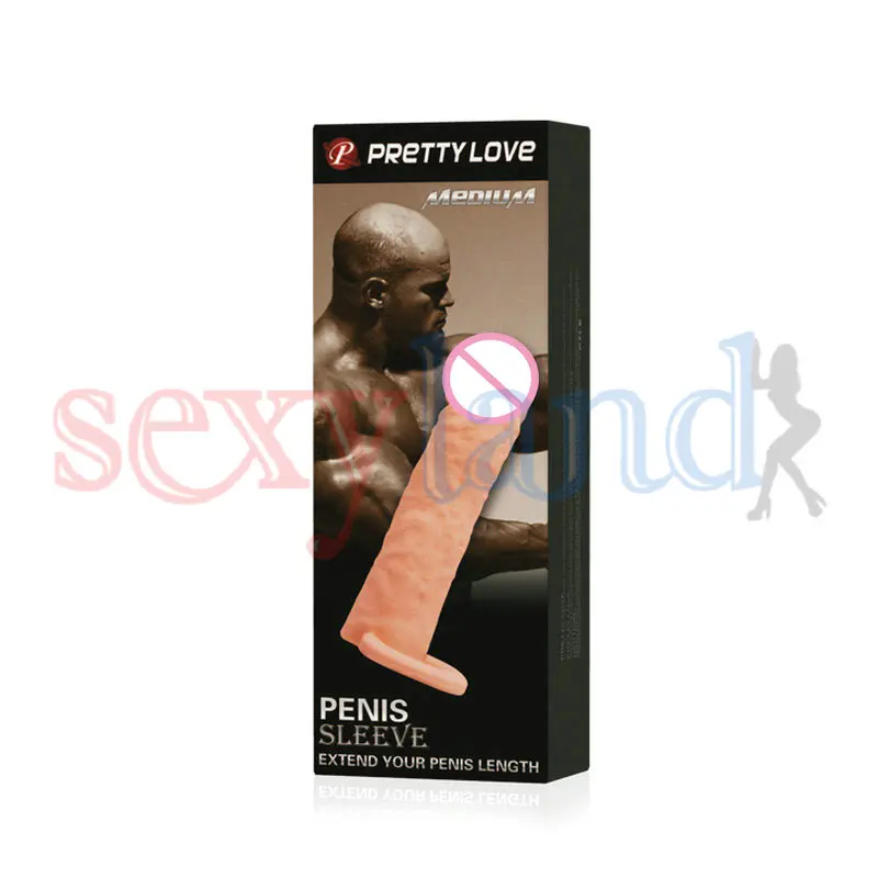 Реалистичные рукава для пениса PrettyLove 6 2 дюйма с цельной головкой Экстра дюймовое