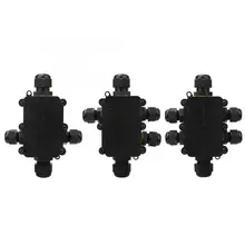 IP68 Пластиковая распределительная коробка 4 м Подводное соединение электропроводки коробки T100 450VAC 24A UL94V-2 электромобиль