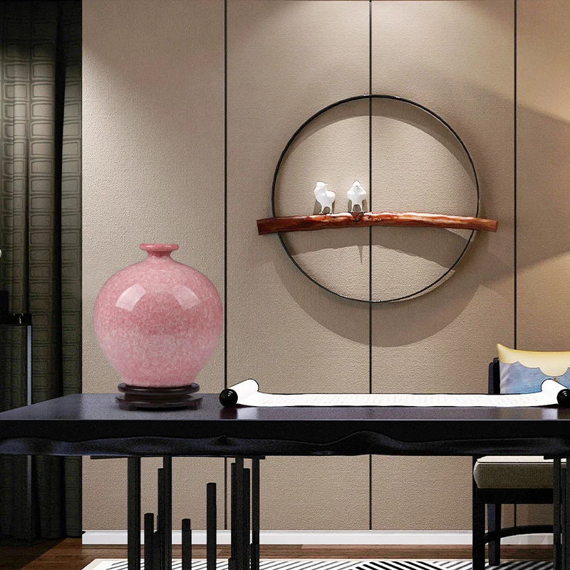 Цзиндэчжэнь керамика фарфоровая ваза для бутылок украшение Цветочная композиция античный китайский стиль дома традиционное ремесло ручной работы 23