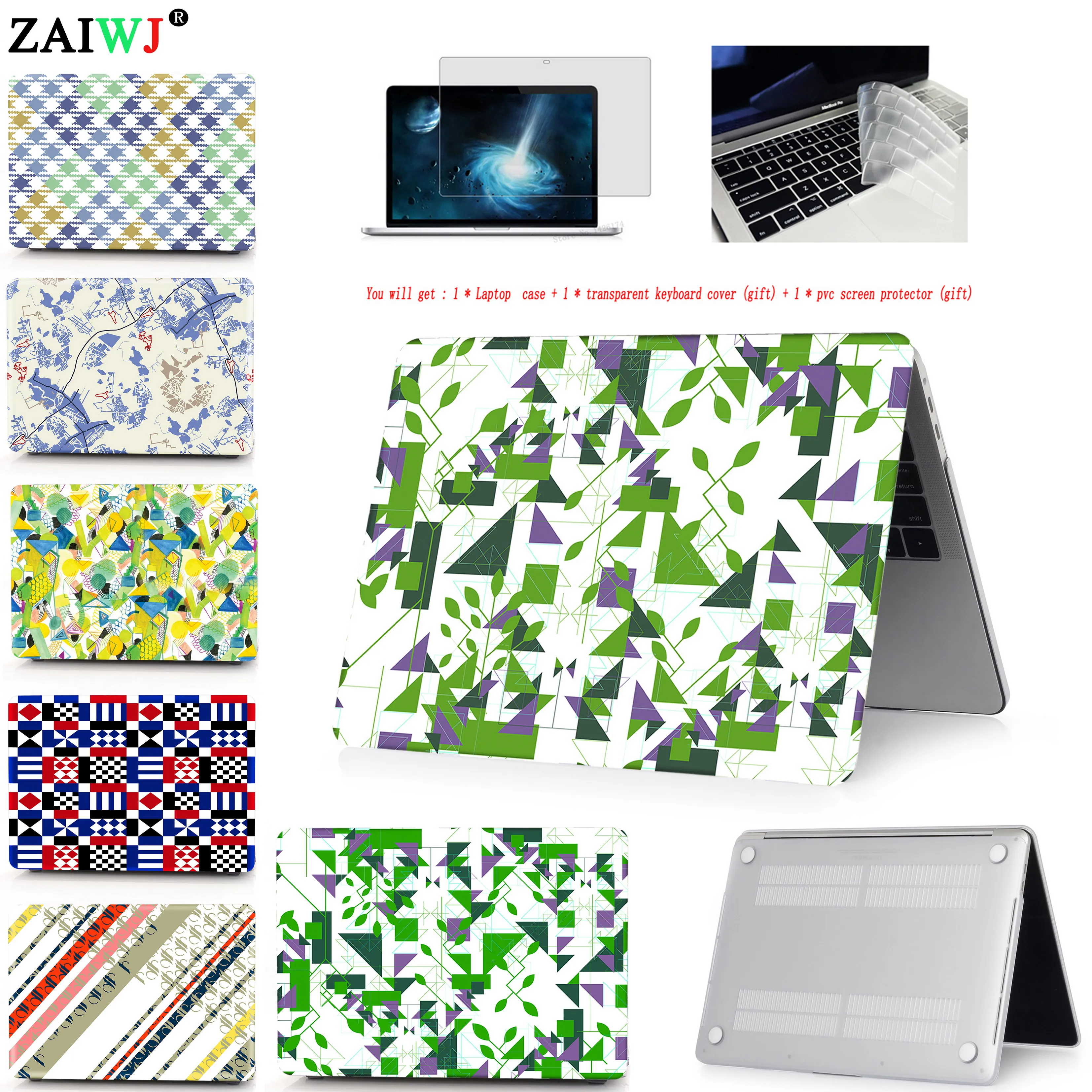 Новый хит 2019 чехол для ноутбука Apple macbook Air Pro retina 11 12 13 15 Mac book 3 4 дюймов с сенсорной