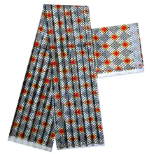 Шелковая восковая ткань лента шелковая ткань органза Высокое качество сатин воск для одежды 4+ 2 ярдов