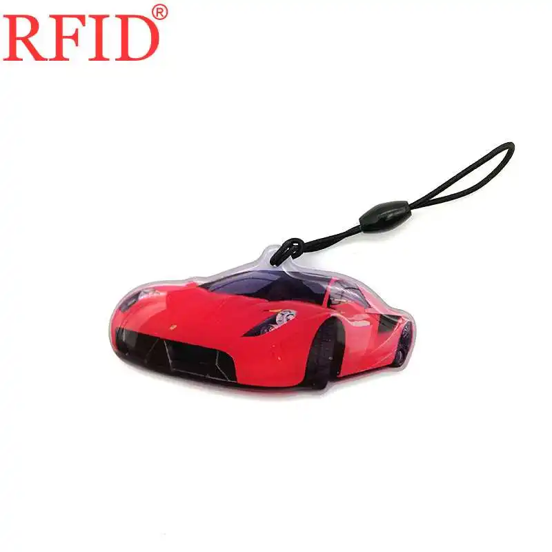 1pcs Random Color ID 125 кГц EM4305 перезаписываемый записываемый брелок ключи пробельная карта метки-маркеры RFID брелок Смарт для Карточки контроля доступа Быстрая - Цвет: 1pcs Random Color