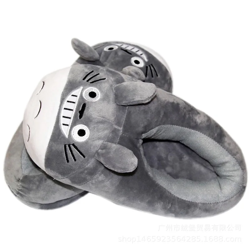 Домашние тапочки Totoro с милыми мультяшными животными для мужчин и женщин дома