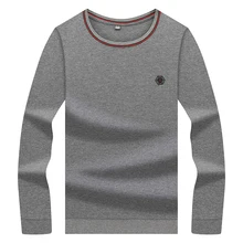 Новая дизайнерская футболка мужская брендовая одежда футболка с длинными рукавами Мужская футболка наивысшего качества на пуговицах с круглым вырезом Повседневная футболка Деловая одежда 8858