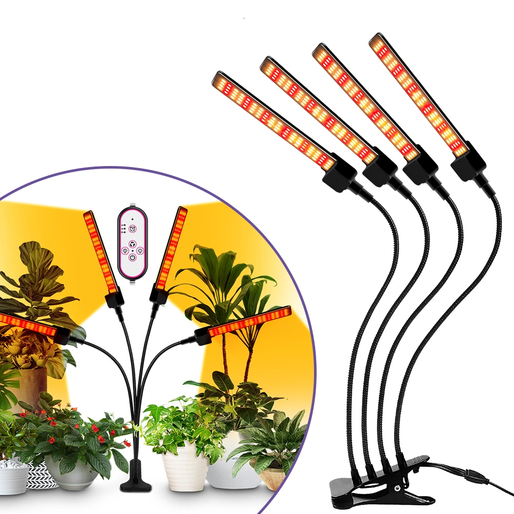 LED Grow Light EU/US/UK Phyto Lamp Full Spectrum Fitolamp With Control Phytolamp For Plants Seedlings Flower Home Phytotape