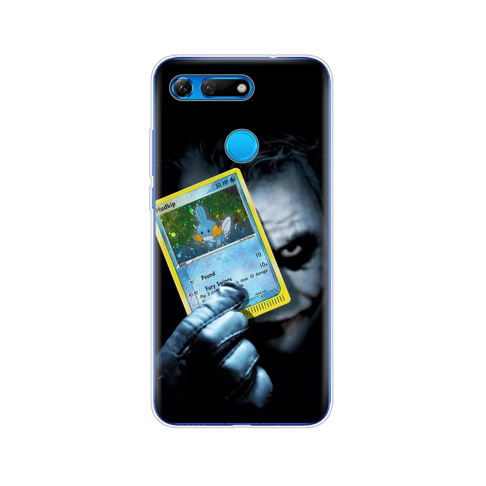 34712 Для huawei Honor View 20 V20 чехол coque TPU Мягкий силиконовый чехол для телефона для Honor V20 Capa милые животные На Бампер Защитный черный - Цвет: 34712