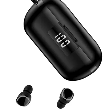 

For Cross Border New Style Private Mode T16 Bluetooth Headset Tws Dual Handle Stereo Touch Wireless Earphone With On-Screen Digi