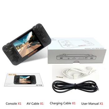

2019 New Retro Game RG-350 Video Game Handheld game console MINI 64 Bit 3.5 inch IPS Screen 16G + 32G TF Game Player RG350 PS1