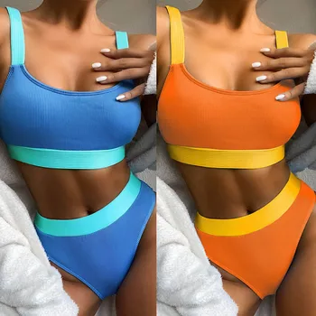

Women Sexy Patchwork Bikini Set Push-Up Pad Swimwear Swimsuit Beachwear Swimming suit for women Swimwear women Swimming suit