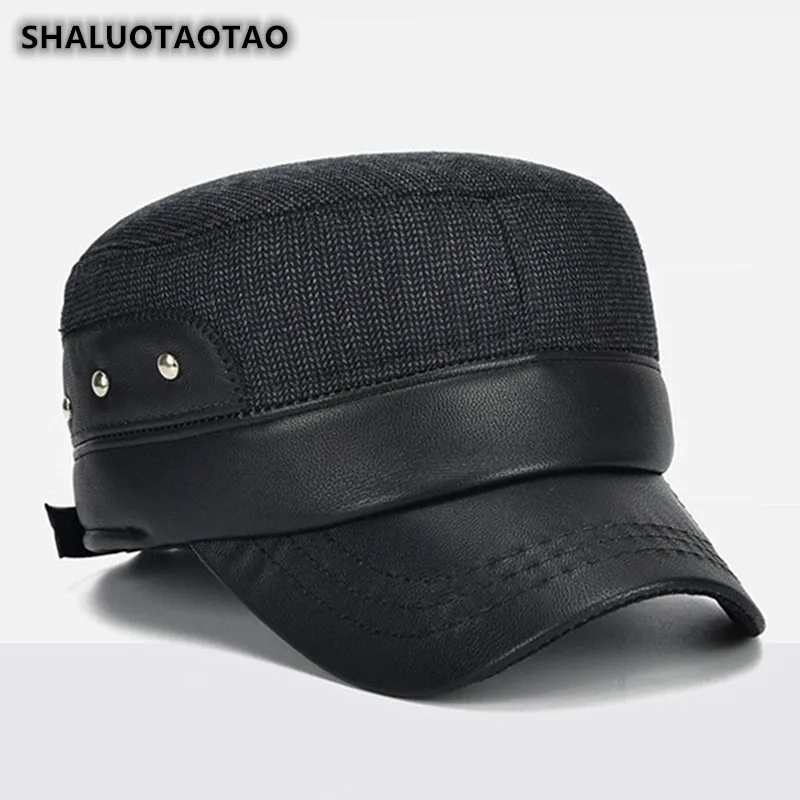 Шапка SHALUOTAOTAO Мужская зимняя хлопковая утепленная шапка в стиле милитари