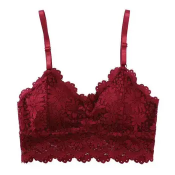 

Summer Bra Women Sexy Padded Chest Tank Tops Underwear Lace bralette Tube Tops