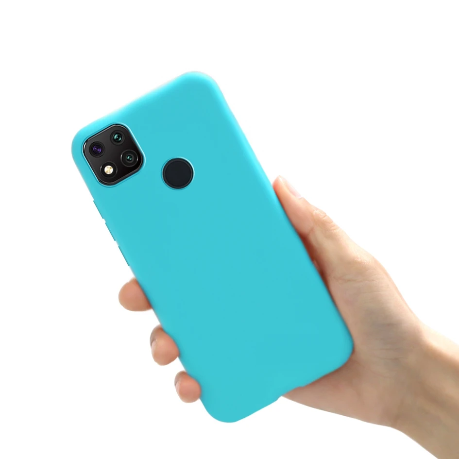 For Xiaomi Redmi 9C Silicone Candy TPU Simple Cover Phone Case For Xiomi Redmi 9C 9 C Redmi9C NFC Redmi 10C 10 C Case Fundas samsung flip cover