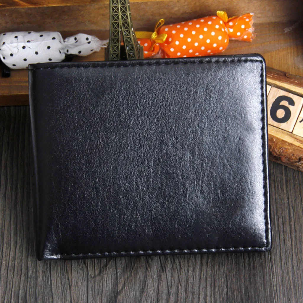 

Leather Wallet Men New Fashion Man Wallets Bag Card Package Multi-card Holder Coin Bag Handbag Vertical Short Purse Clutch