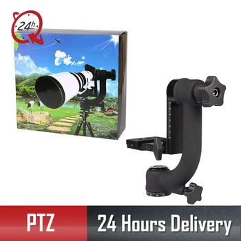 

2020 Panoramic 360 Degree Vertical Pro Gimbal Tripod Head 1/4 inch Screw For Dslr Camera Telephoto Lens Quick Release Plate