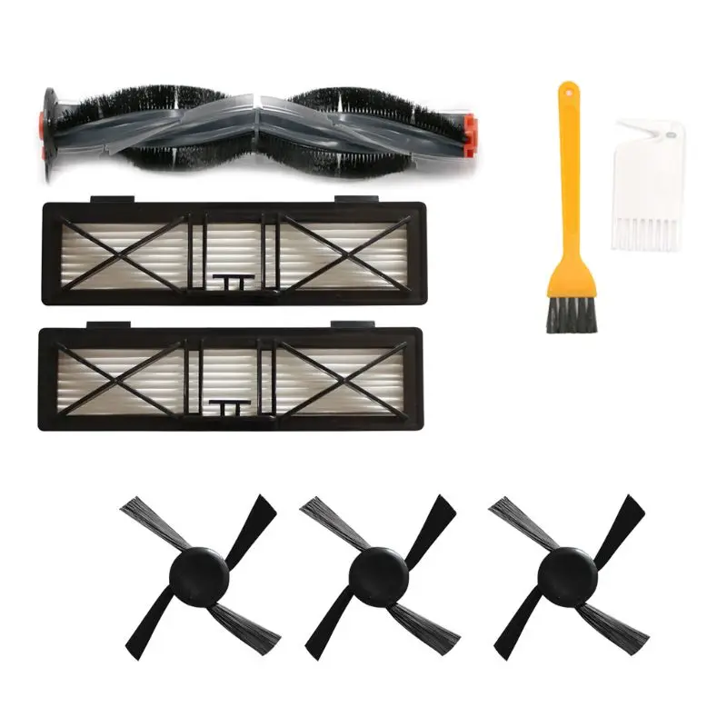 Sweeper Spare Parts Set Roller Main Brush Dust Hepa Filter Side Brush