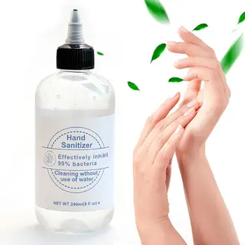 

240ml No Wash Hand Cleaning Liquid Mild Hand Cleaning Moisturizing Liquid Portable Hand Wahing