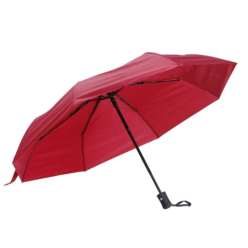 Высококачественный мужской зонт-автомат для дождливой погоды, женский ветрозащитный дорожный бизнес мужской каркас зонтика, товары для дома на открытом воздухе - Цвет: Красный