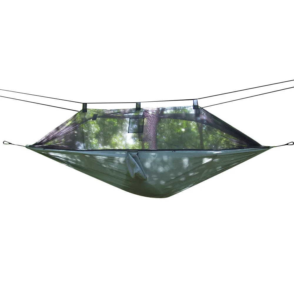 

Mosquito Net Hammock Extra Strong Nylon Compact Lightweight Outdoor Camping Traveling Hammock for One Person