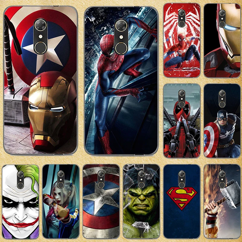 

Super Hero Phone Case Cover For Alcatel One Touch A7 5090Y A7 XL A7XL 7071DX POP C7 7040 7 6062W 2019 Case Back Phone Cover
